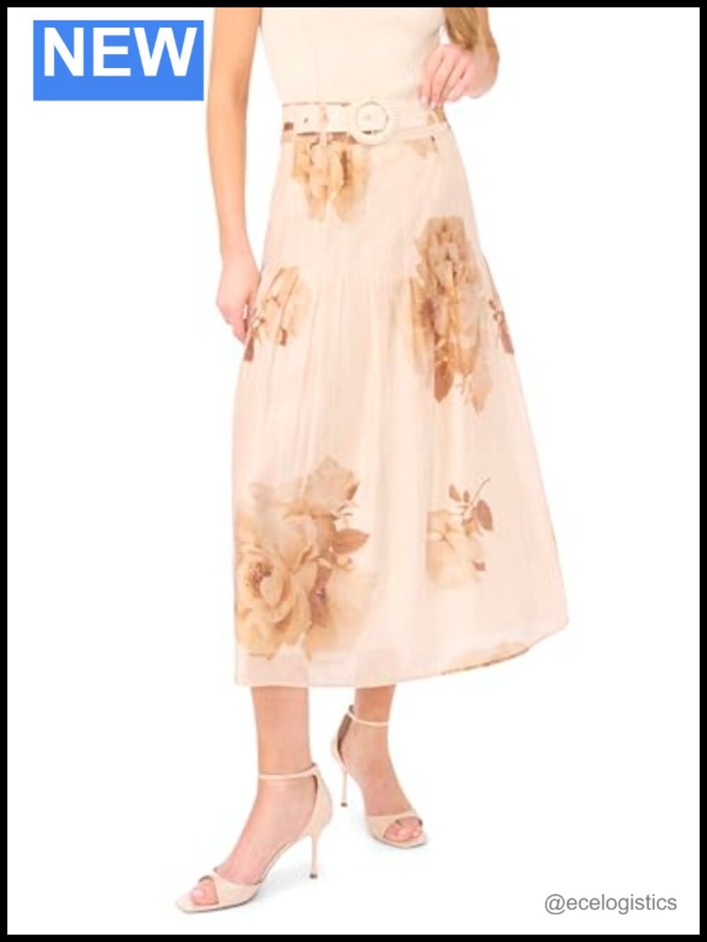 Tailored A-Line Maxi Skirt High-Waist Work Wear